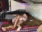'Quickie Gets Her Pussy Filled!! Amateur Creampie'
