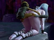 Doggy Style Goblin Threesome with a Thick Night Elf