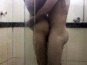 Cumming in the shower with the beautiful Brazilian Latina brunette. Feat. Nina
