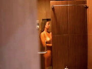 Spying on My Tanned Stepsis Shaving Her Pussy and Butt and Amazing Legs