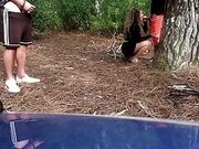 Real WIFE getting a FACIAL from a STRANGER in PUBLIC CUCKOLDING SCENE