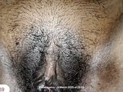 Eating hairy wet juicy pussy