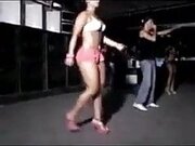 Andressa Soares aka mulher melancia twerks on stage only 19