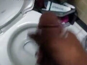 Big boobs girlfriend fucked by Big Black cock in bathroom