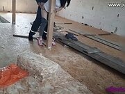 wife pays with sex with a builder