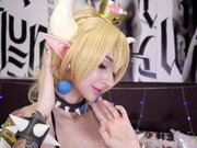 Anal cosplay bowsette gets creampie