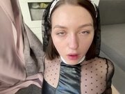 'COVERED ON CUM. A Slut Nun Loves To Fuck Cancer And Get A Load Of Sperm On Her Face'