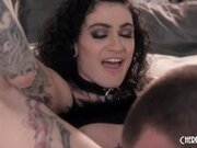 'Hardcore Ass Fucking For horny Alt Goth Girl Lydia Black After She Teases In Her Fuzzy Lingerie'