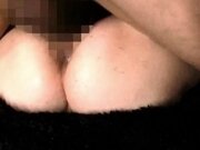 Lovely small titted brunette fingering her pussy