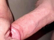 Beautiful wet cunt gets cum in the pussy