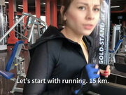 Sexy training with crazy coach