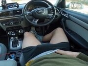 'stepdaughter caught me while I was jerking off extreme sex in the car pussy creampie / dom and pat'