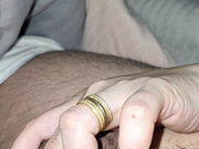 Step mom hand slip on step son small dick
