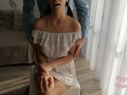 'Naughty student gets oily body massage and pussy fingering orgasm'