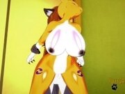'Digimon Hentai - Taomon & Grey Fox Hard Sex 2/2'