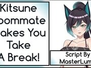 'Kitsune Roommate Makes You Take A Break! Wholesome'