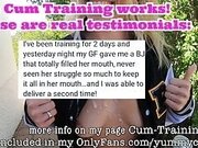 110 cumshots in 90 seconds - my hottest speed cumpilation and more info on the Cum Training
