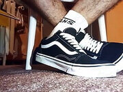 My VANS old school shoes on feet