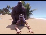 'Fat ugly guy fucks egyptian princess (Wildlife animation)'