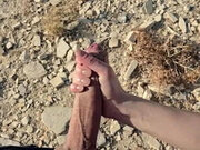 Amateur Voyeurs Hike Naked & get a Blowjob with Huge Cumshot