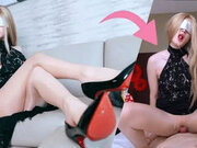 new Year Special Shaking Orgasm from Her Doll-like Asian Pussy