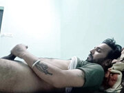 Indian desi young boy enjoy masterbation with neighbour uncle