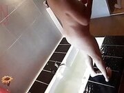 Do you want to fuck a chick who washes her ass and pussy in the shower? in the bath. Camera 1