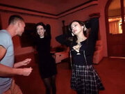 Swingers Club Party - Hardcore Sex with Horny Brunette
