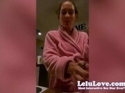 'Lelu Love breaking down tearing up cries over health scares but still lots of fun & sexy hot clips mixed in selfie VLOG too'