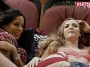 'SCAMANGELS - Hot Girlfriends Karla Kush And Luna Star Team Up On Huge Cock - LETSDOEIT'