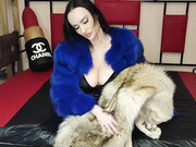 Furjob with Thick Real Fur, Hairjob, Edging and Furgasm