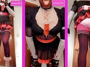 Sissy in diapers and small clitty shows off outfits compilation - elisasecrets69