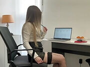 #10 Busty Secretary Masturbates in Her Boss's Office