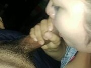 'BBW Viki-G passionate chubby doing amateur homemade video Oral Sex Part 2'