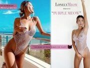 'LonelyMeow Mia in PURPLE MEOW - long teaser preview'
