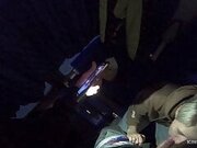 AMATEUR EX-TEEN SUCK COCK IN TRAIN TRIP with Epic Facial Cumshot Swallow!