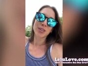 'My freshly creampie'd cunt closeups, I flash my boobs from car, TikToks, asshole spreading JOI - Lelu Love'