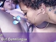 Black Dominican Babe Eating Sucking and Licking my Big Clit - Khalessi 69