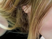 Sloppy Wet Blowjob from Cute Girl with Explosive Camshot POV