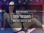 A Chilly Task for Chastity Pets  - Miss Faith Rae's Femdom Audio Caged BDSM Instructions - HD 1080p MP4