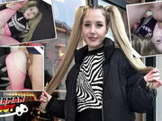 Big Dick Anal Sex Casting for Pigtails Teen Crystal White in Berlin
