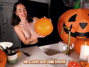 Topless Pumpkin Carving