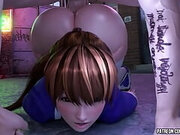 Chun-Li likes to be fucked hard in her virgin anal