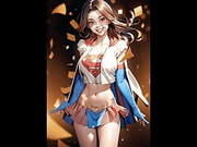 Ai Generated Cosplay Supergirl Sexy Dance