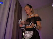 Young Horny Maid Wants a Creampie