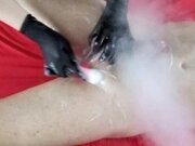 'Discreet STraight guy DICK steaming Cock cleaning PENIS massage funny prank'