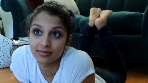 Indian Webcam Model’s Foot Fetish Solo Showcase